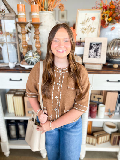 Entro Camel Katelyn Sweater