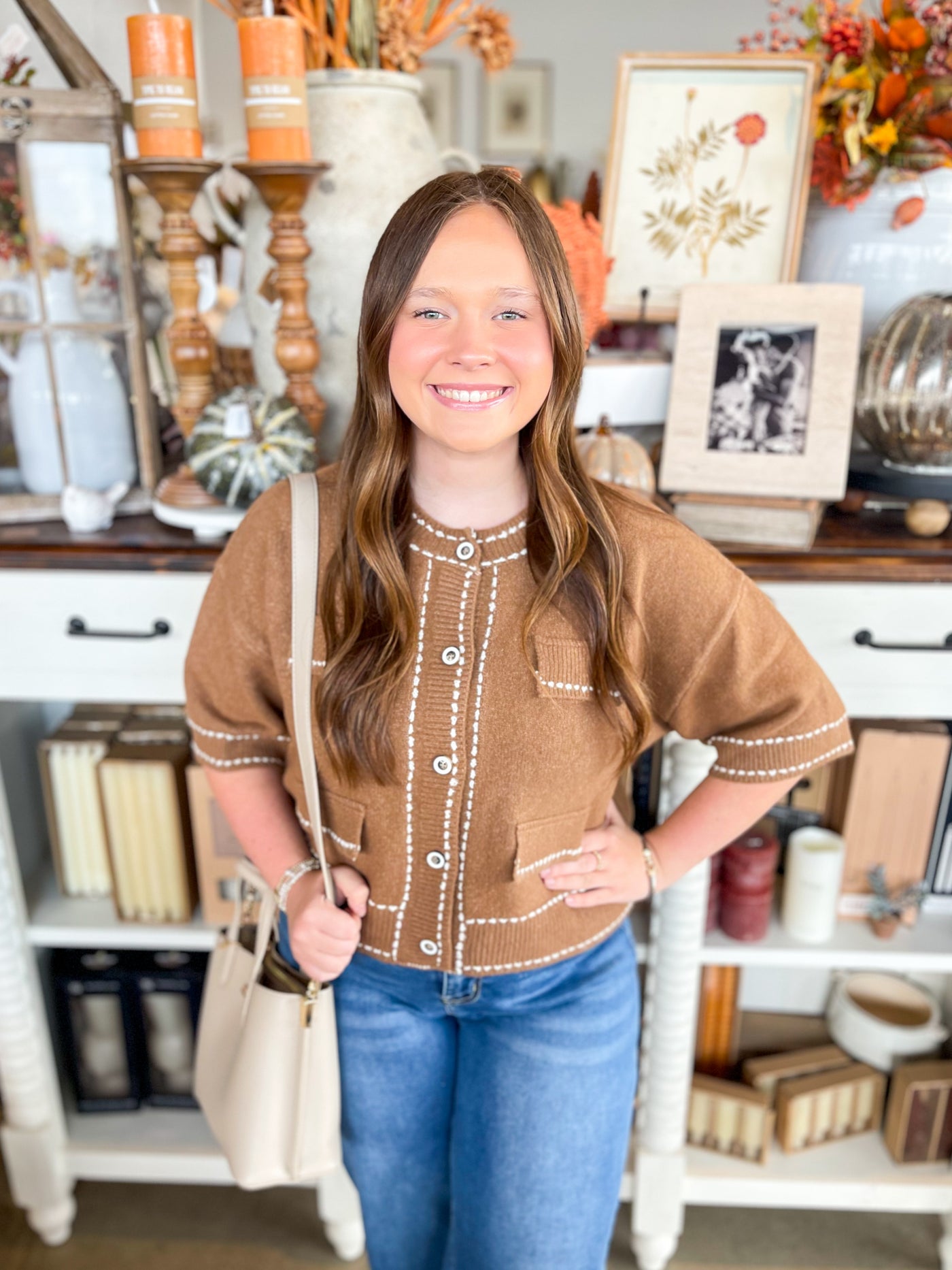Entro Camel Katelyn Sweater