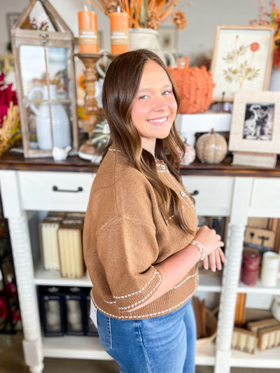 Entro Camel Katelyn Sweater
