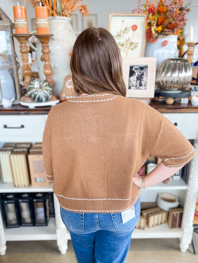 Entro Camel Katelyn Sweater