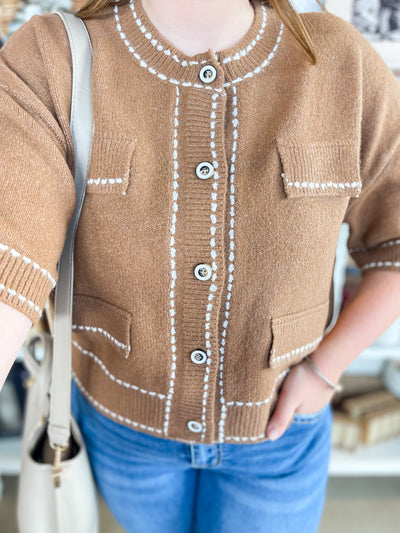 Entro Camel Katelyn Sweater