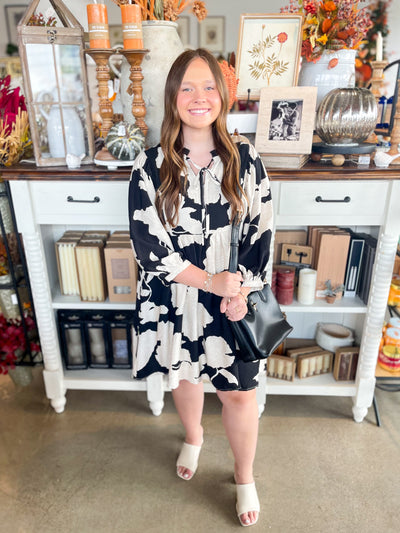 Jodifl Black Welsh Dress