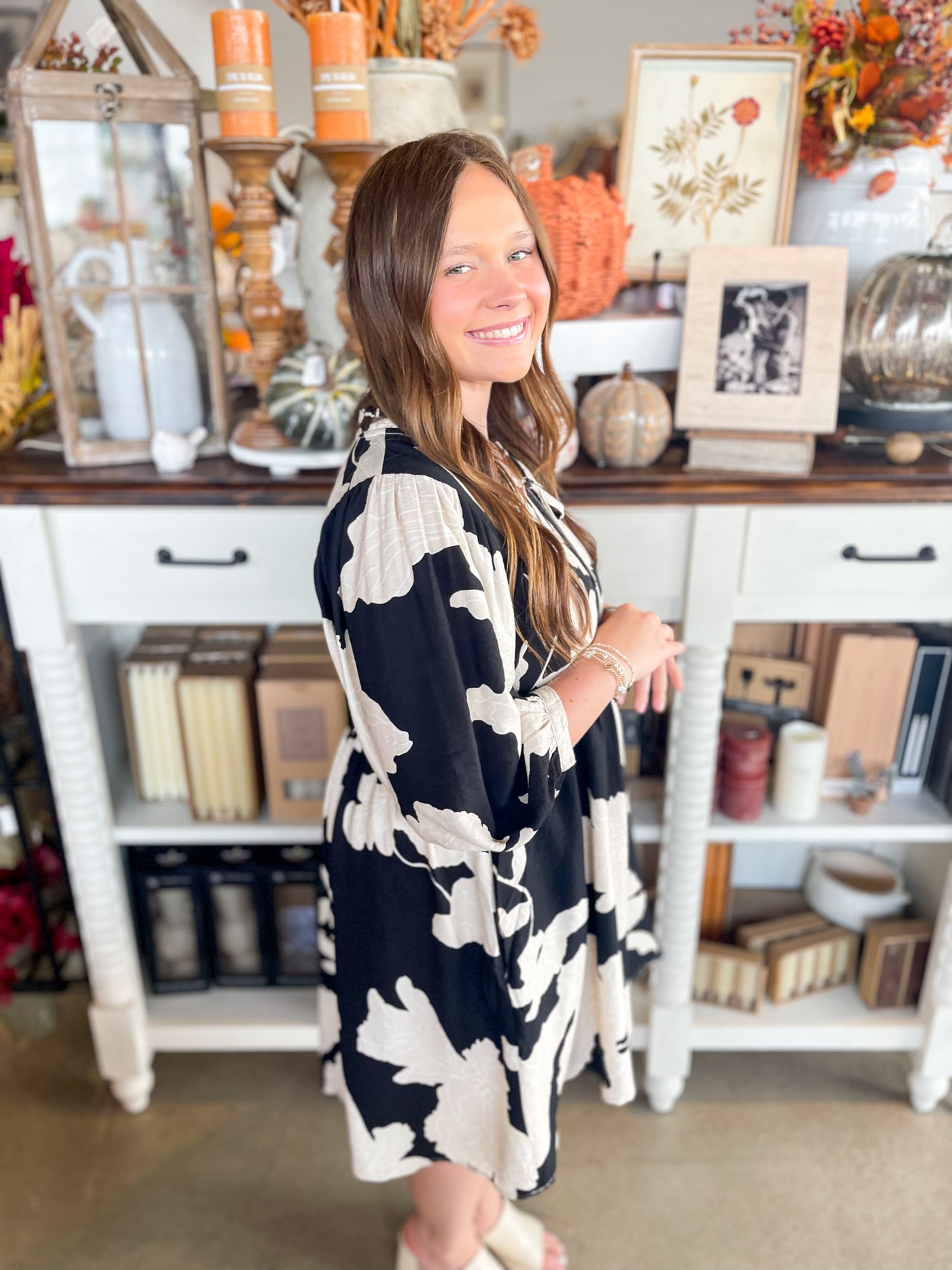 Jodifl Black Welsh Dress
