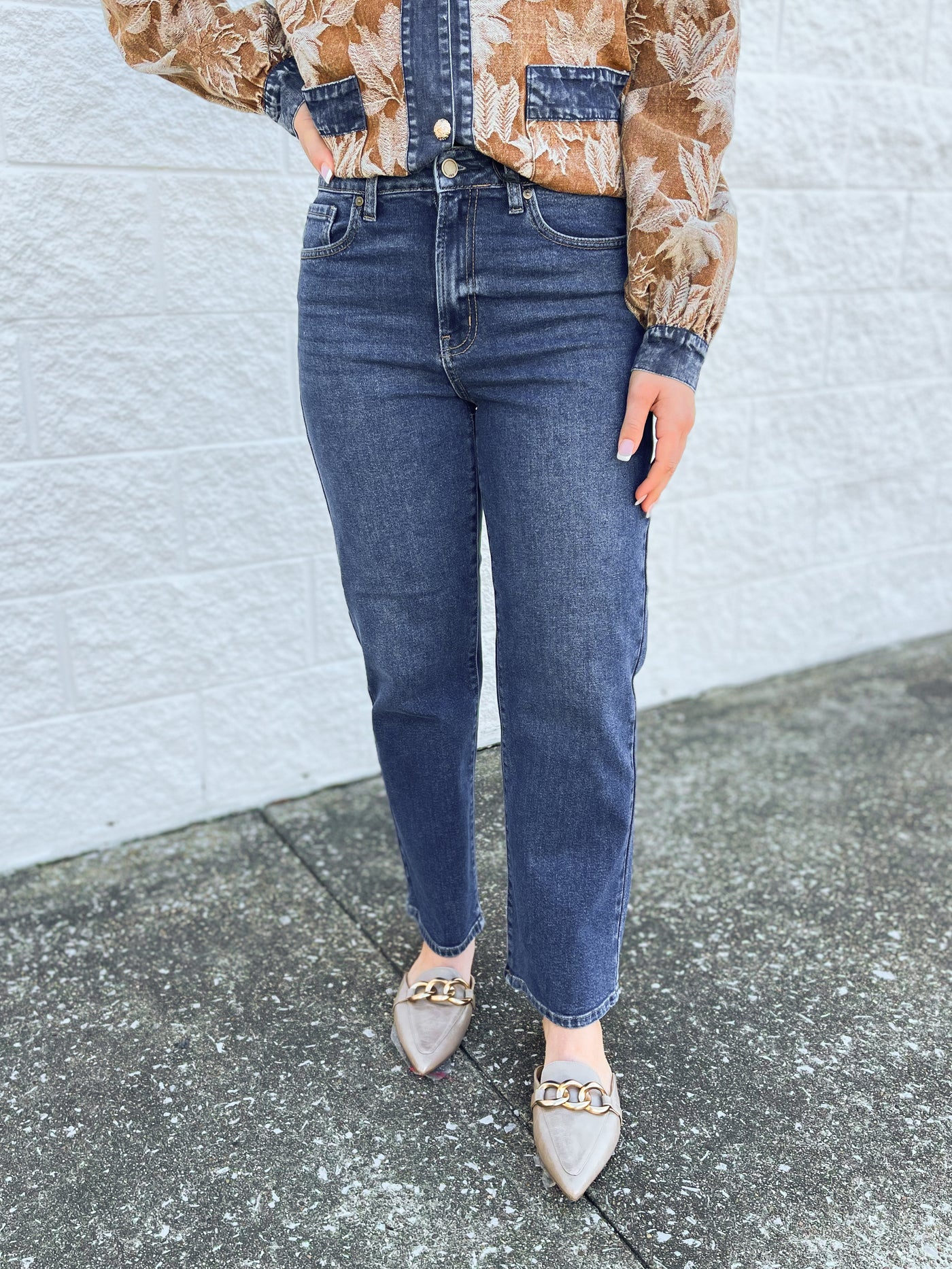 JBD Vintage Straight Dark Jean