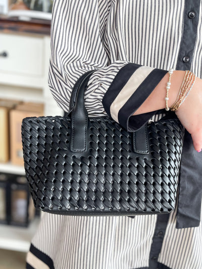 Paisley 2 in 1 Mini Woven Tote