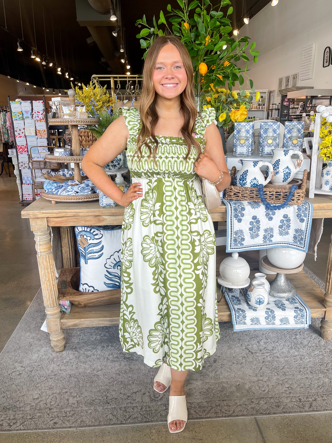 Sage Mix Sallie Dress