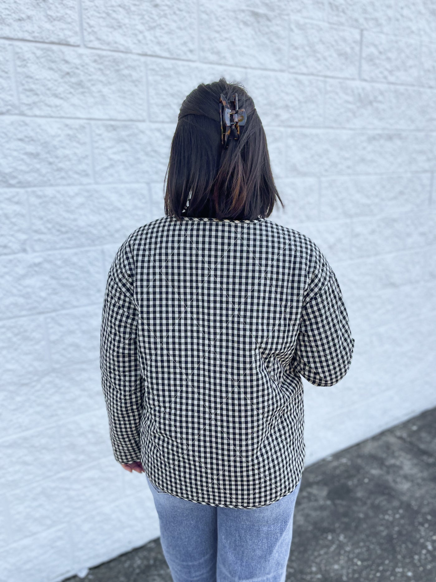 Black Plaid Jacket