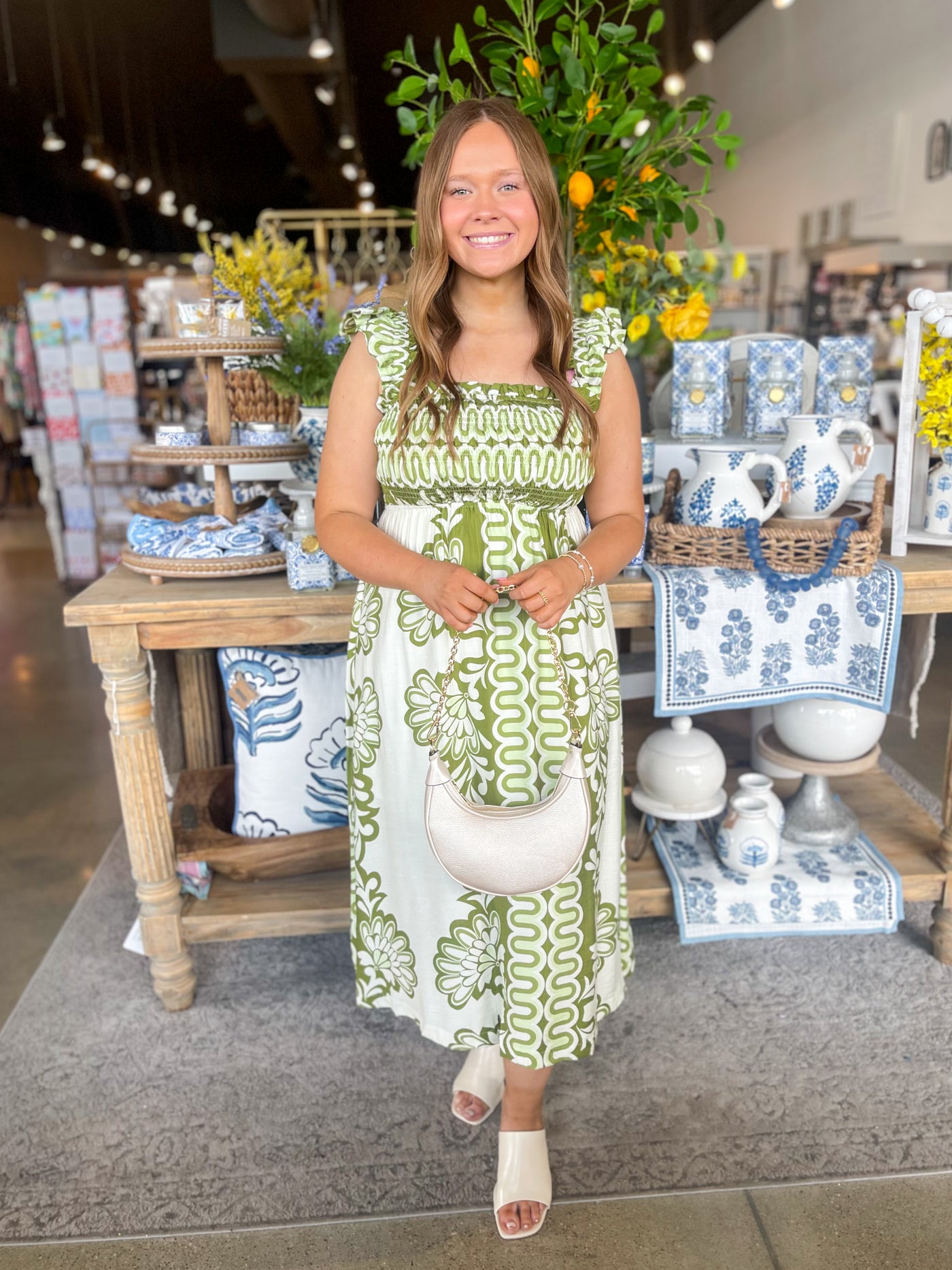 Sage Mix Sallie Dress