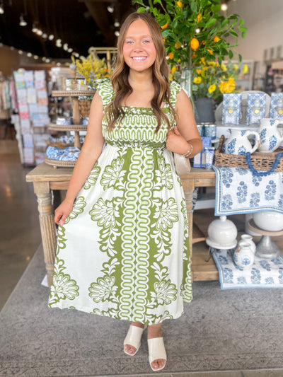 Sage Mix Sallie Dress
