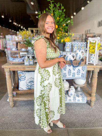 Sage Mix Sallie Dress