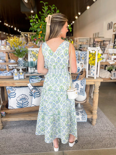 Entro Green Dotson Dress