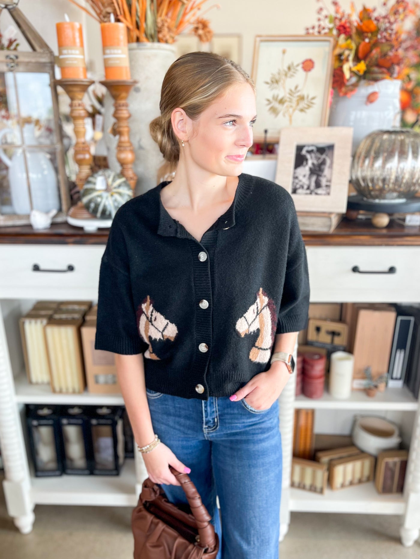 Entro Black Horse Sweater