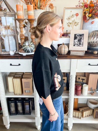 Entro Black Horse Sweater