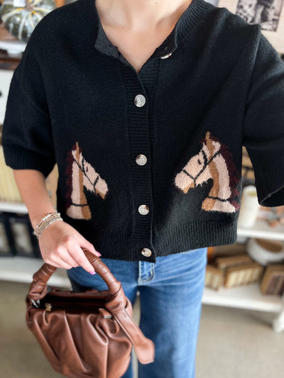 Entro Black Horse Sweater