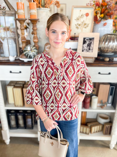 Umgee Wine Carol Top