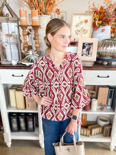 Umgee Wine Carol Top