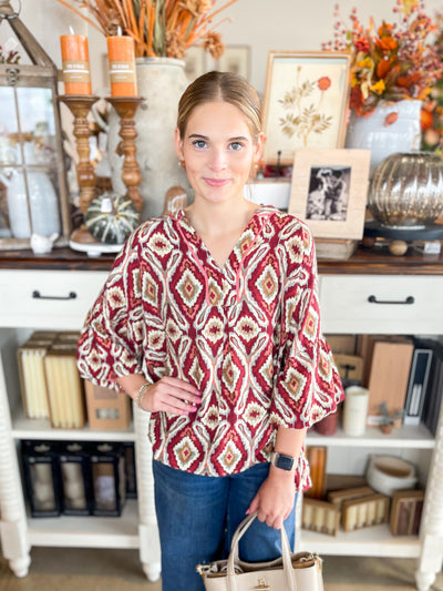 Umgee Wine Carol Top