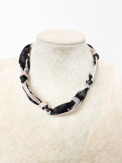 Yates Printed Scarf Necklace