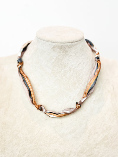 Yates Printed Scarf Necklace