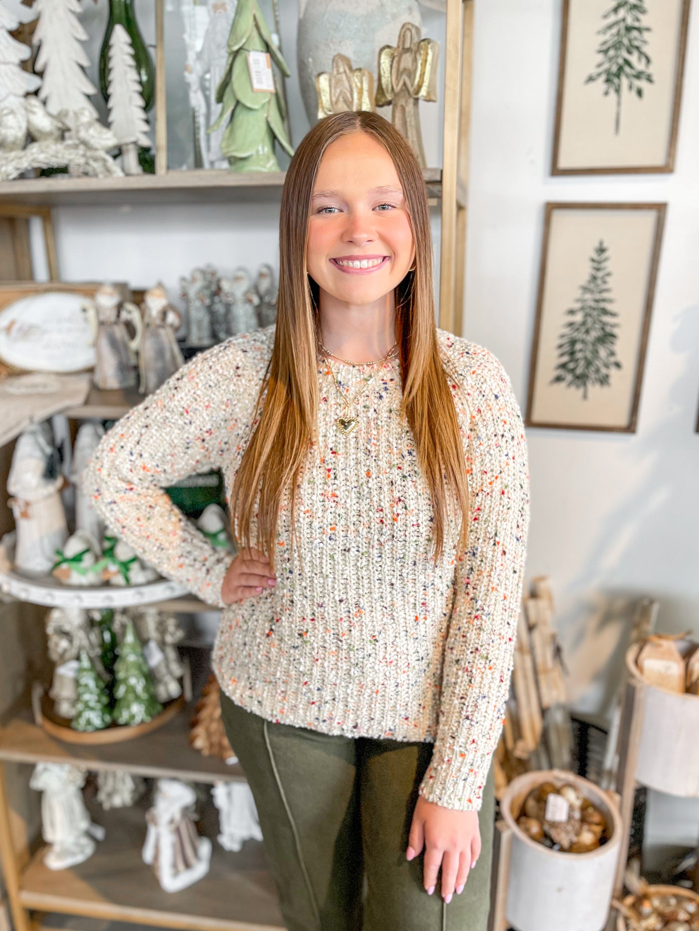 Oatmeal Popcorn Tori Sweater