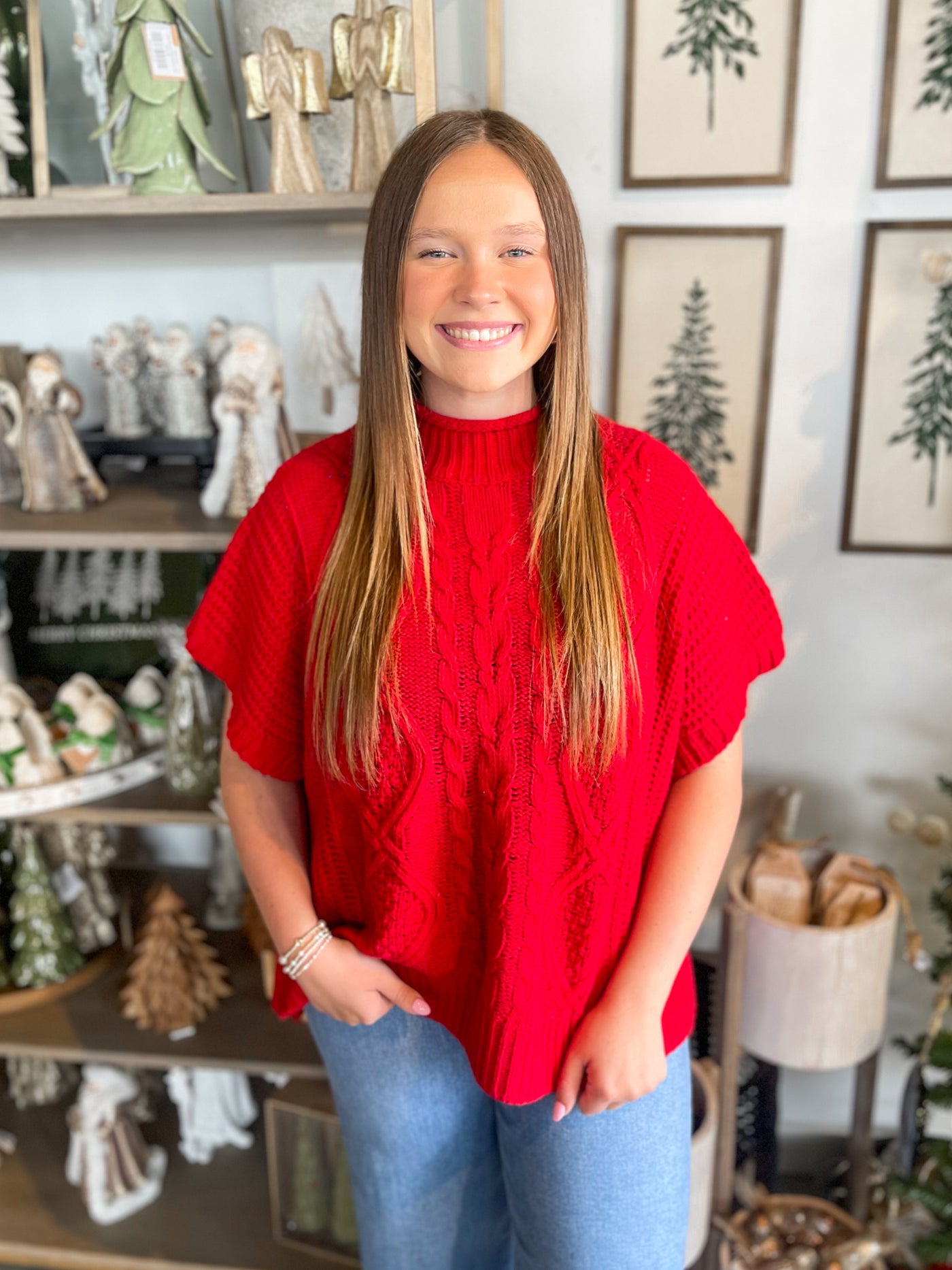 Claude Cable Knit Sweater One Size