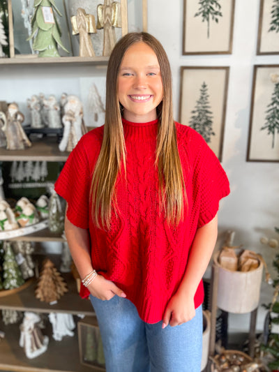 Claude Cable Knit Sweater One Size