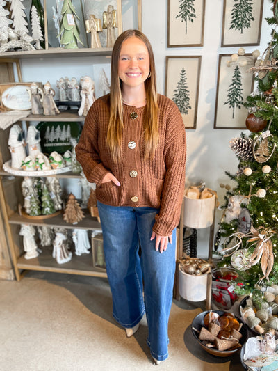 Jodifl Mocha Cardigan