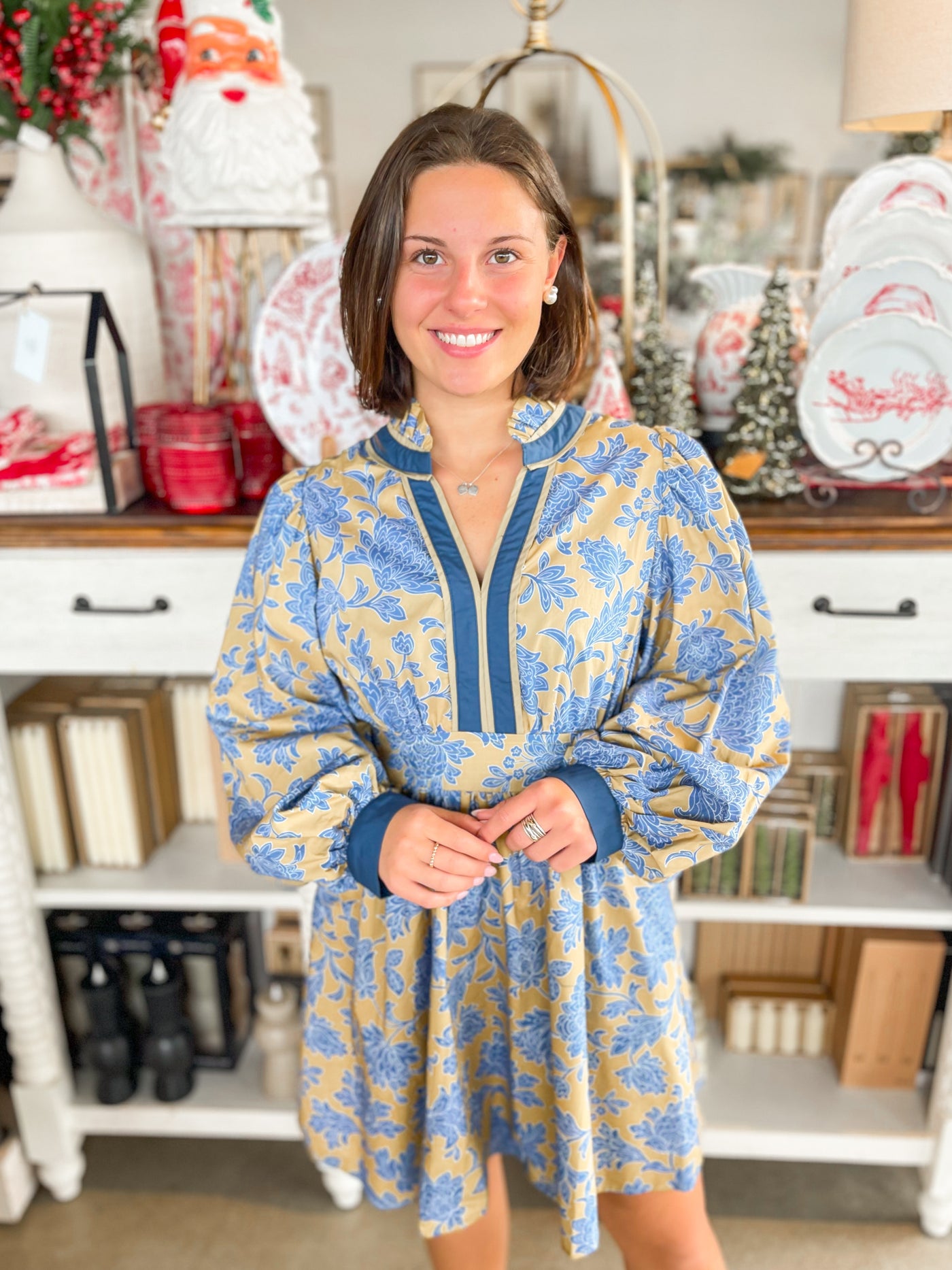 Jodifl Blue Mix Martina Dress