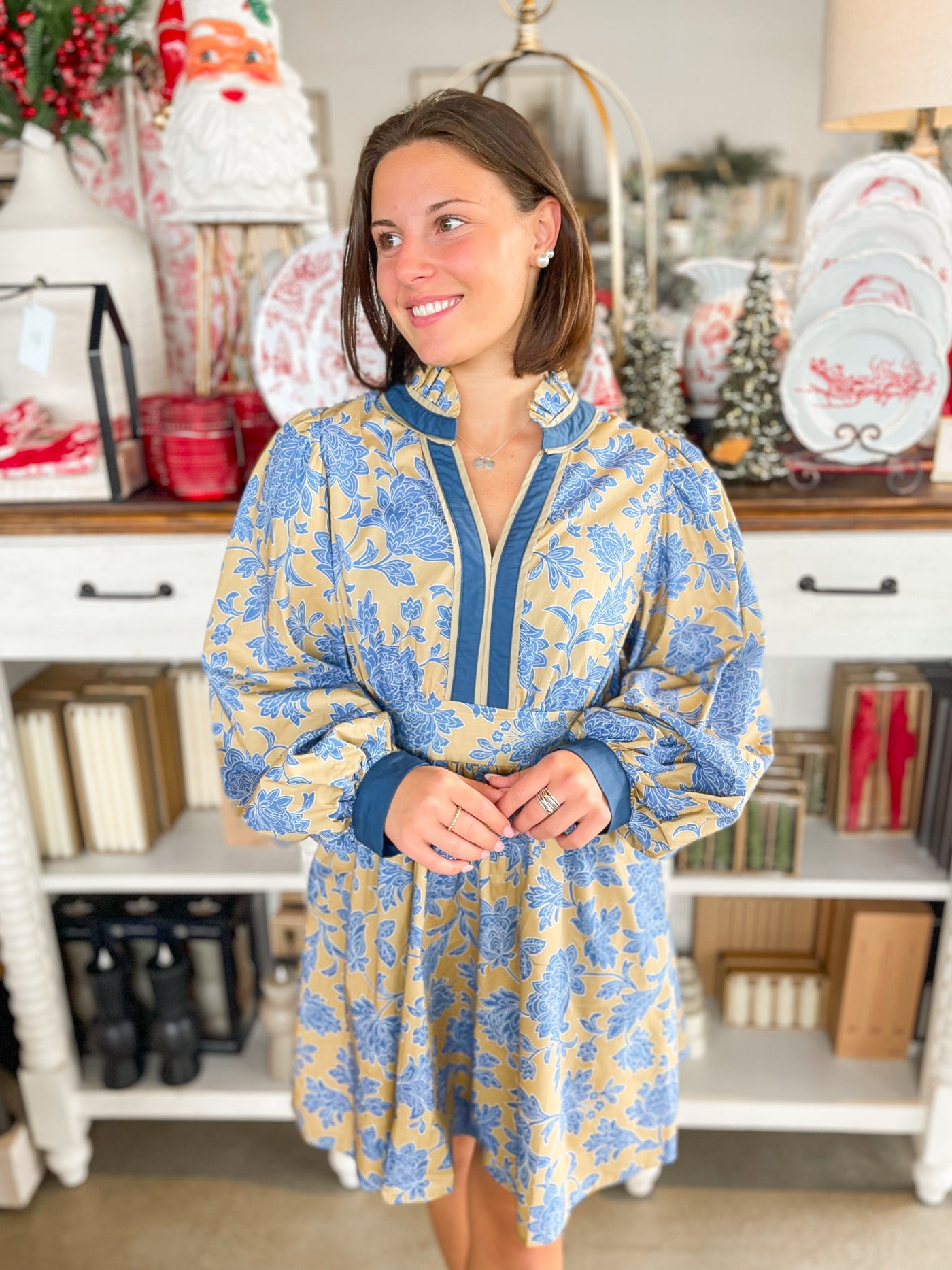 Jodifl Blue Mix Martina Dress