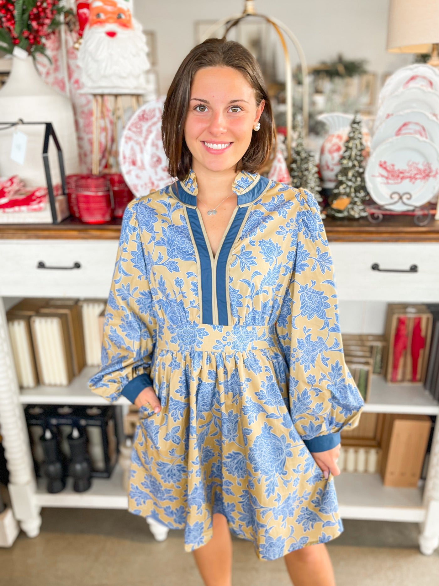 Jodifl Blue Mix Martina Dress