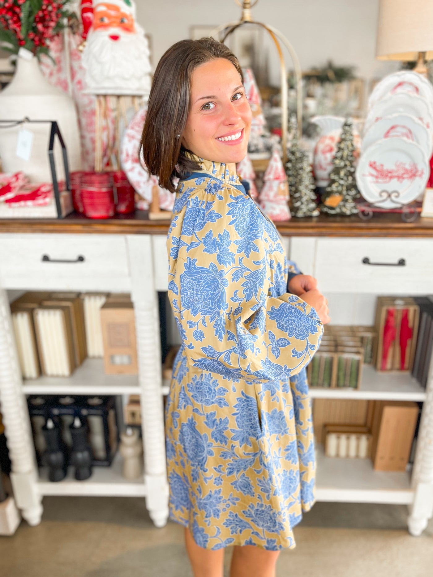 Jodifl Blue Mix Martina Dress