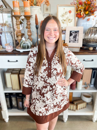 Entro Brown Melanie Dress