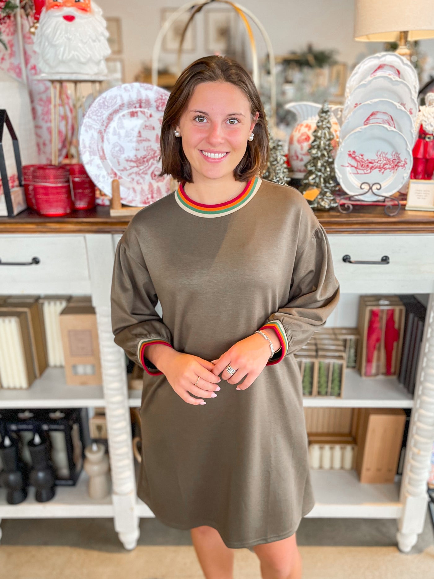 Jodifl Olive Kimberly Dress