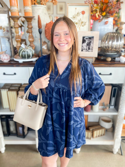 Umgee Navy Clark Dress