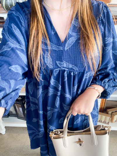 Umgee Navy Clark Dress