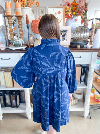 Umgee Navy Clark Dress