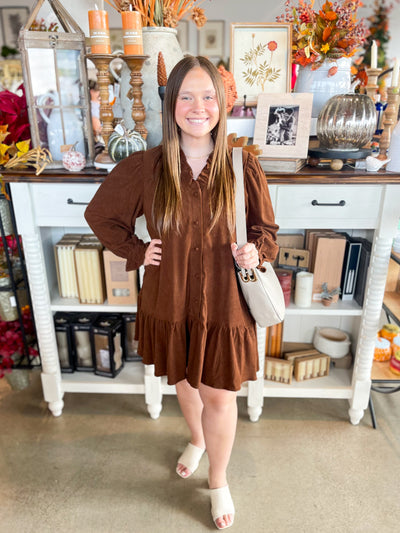 Umgee Brown Maddi Dress