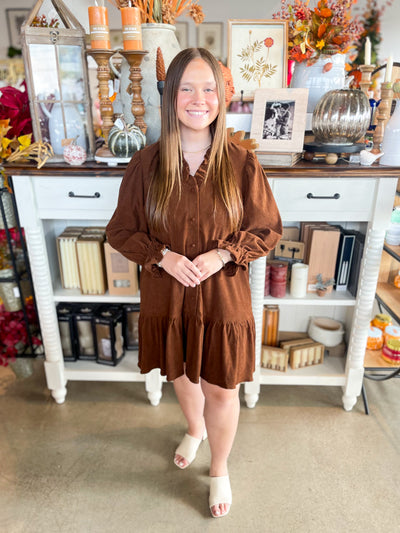 Umgee Brown Maddi Dress