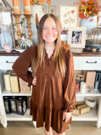 Umgee Brown Maddi Dress