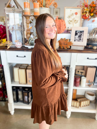 Umgee Brown Maddi Dress