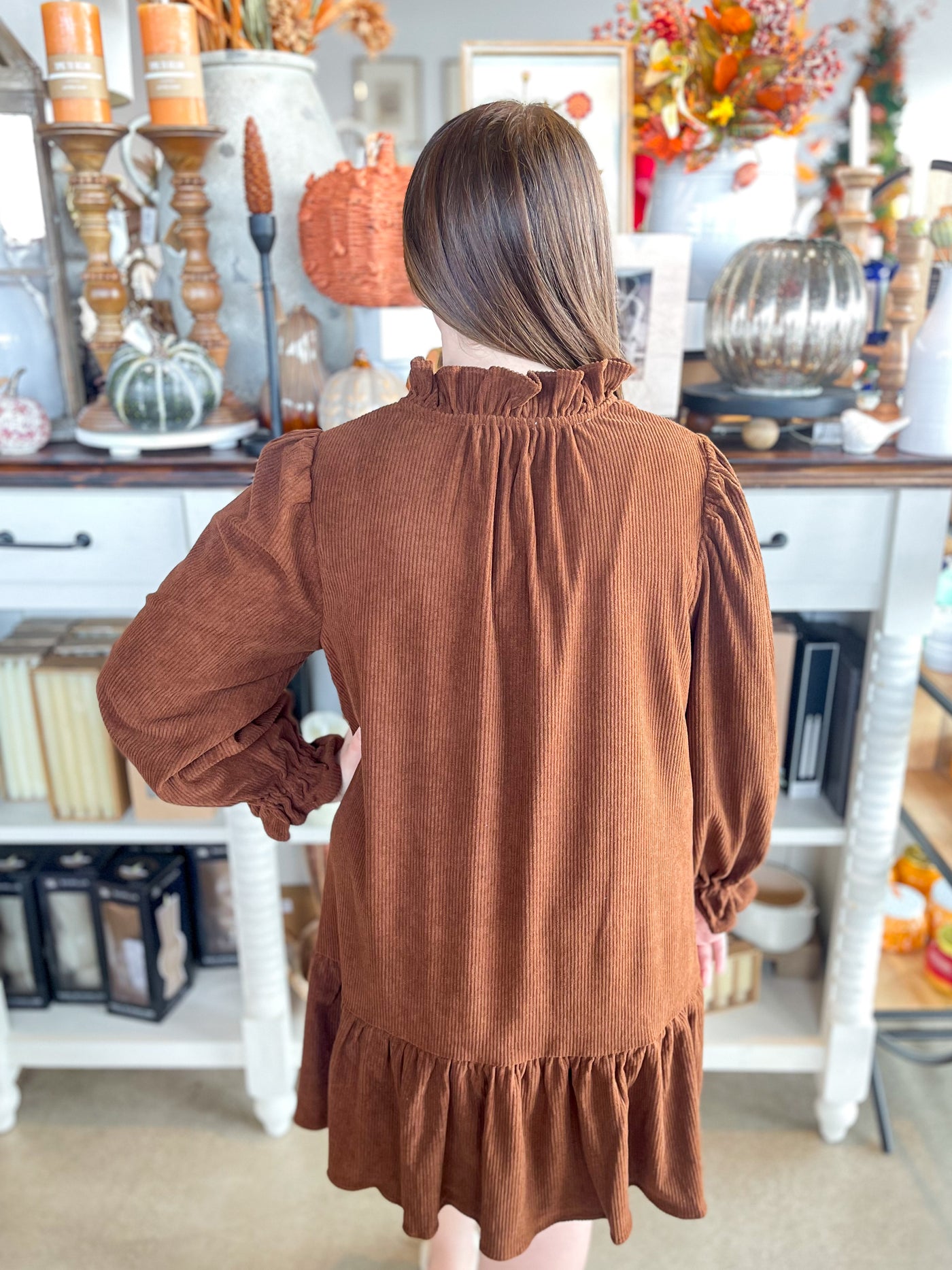 Umgee Brown Maddi Dress