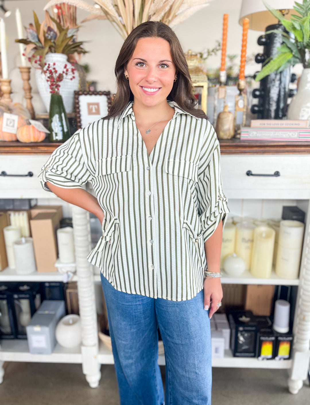 Entro Olive Jillette Top – Kenzie Parker