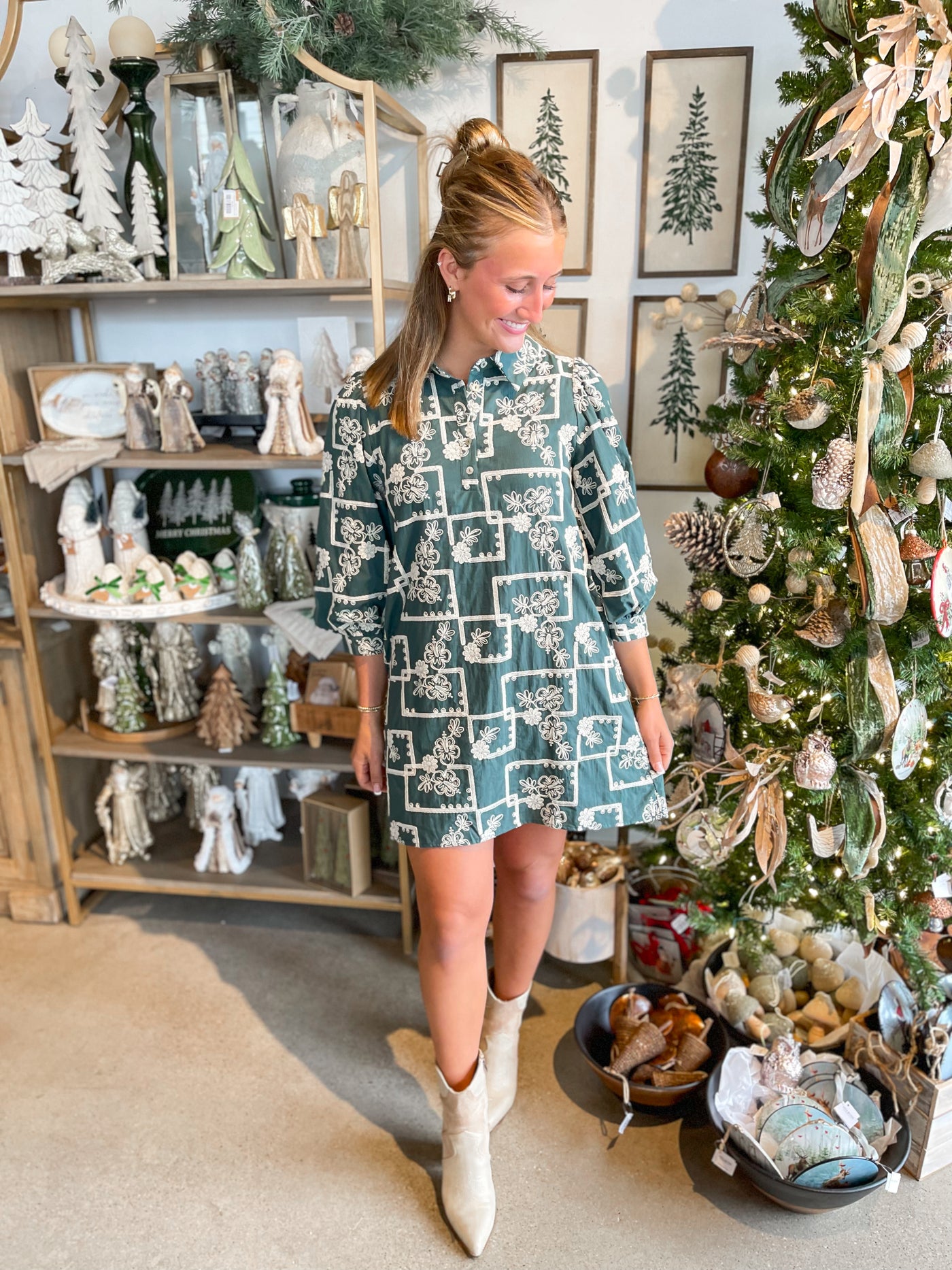 Jodifl Green Phoenix Dress