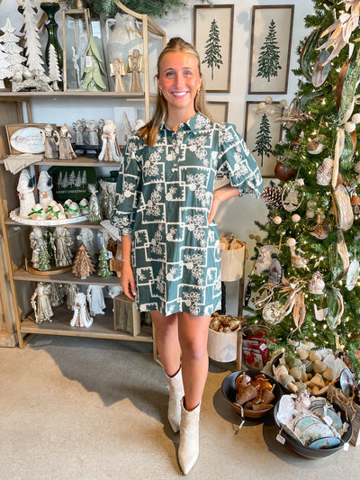 Jodifl Green Phoenix Dress