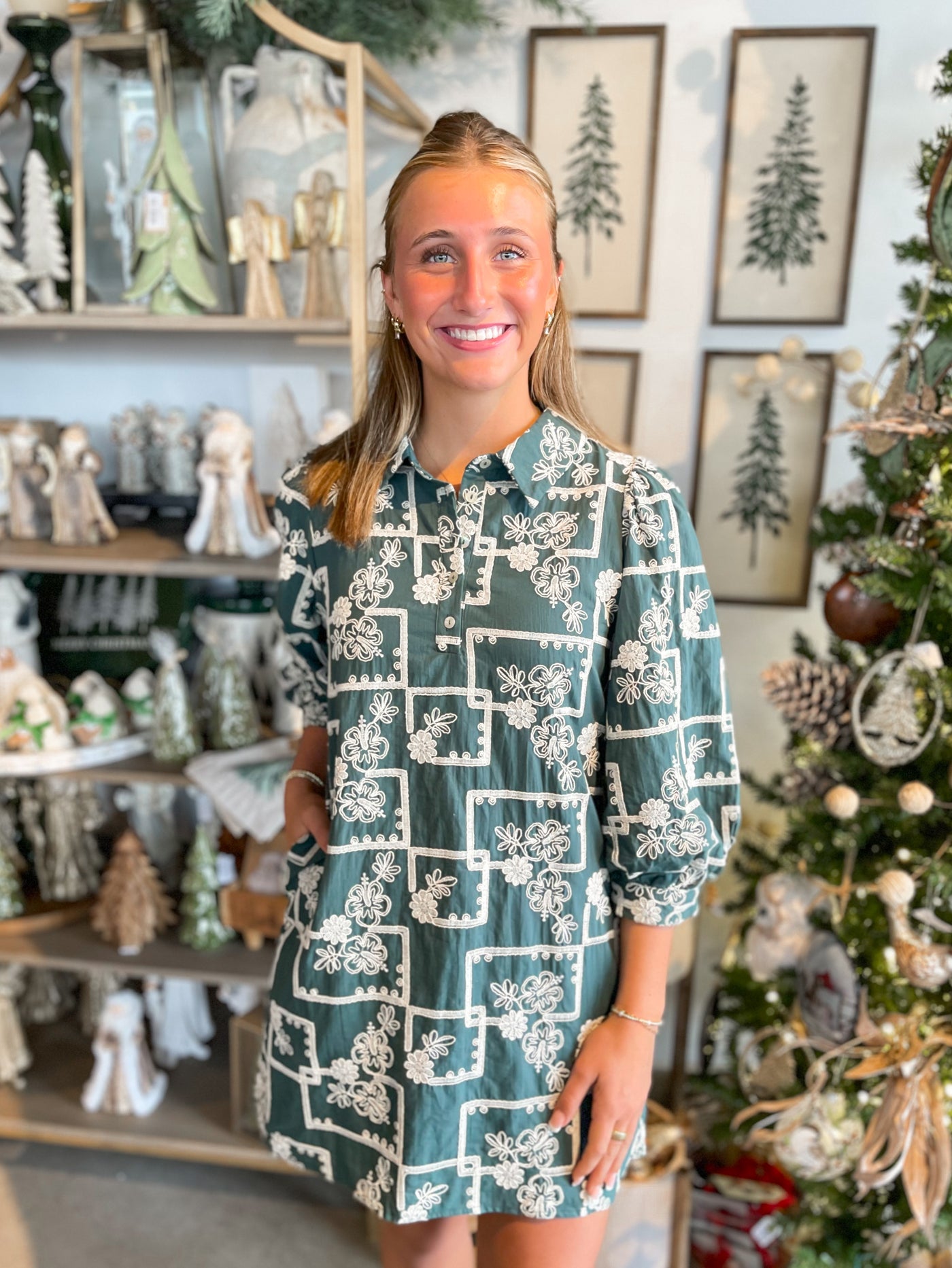 Jodifl Green Phoenix Dress