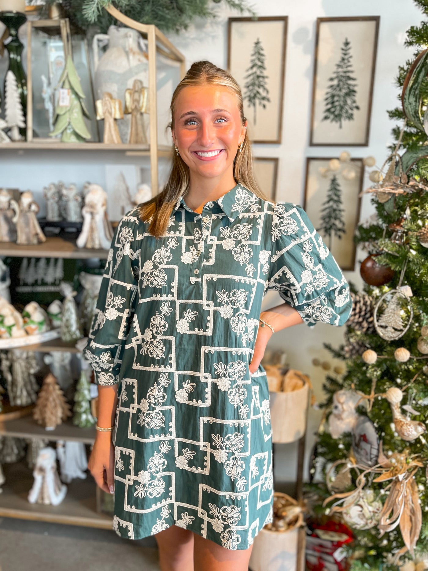 Jodifl Green Phoenix Dress