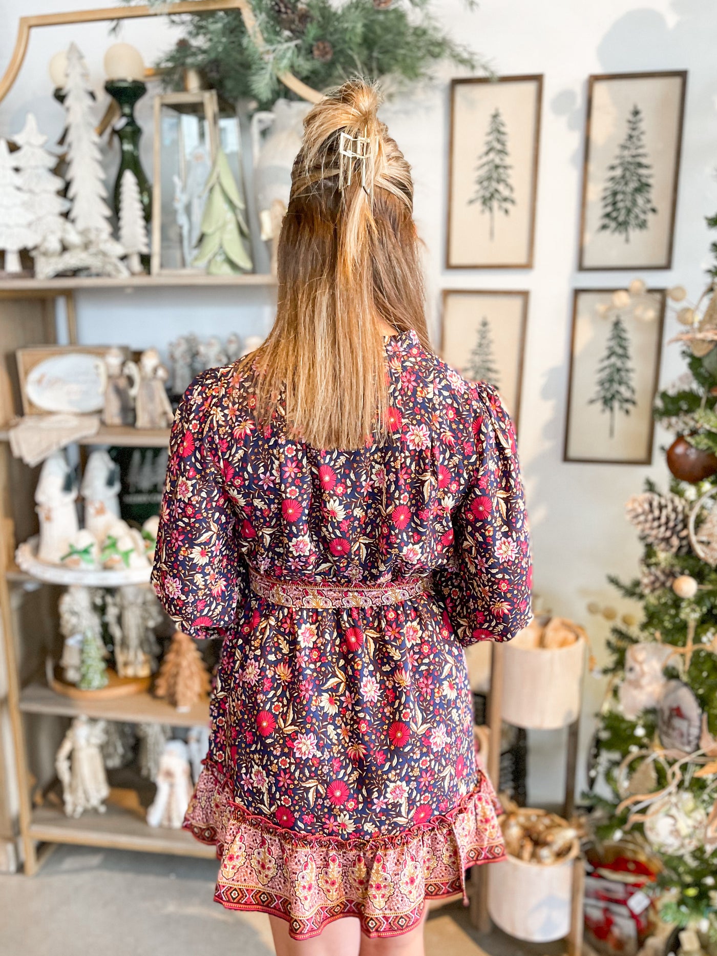 Fate Navy Multi Dress