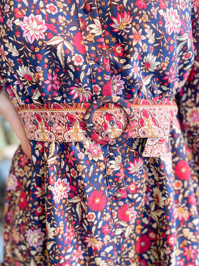 Fate Navy Multi Dress