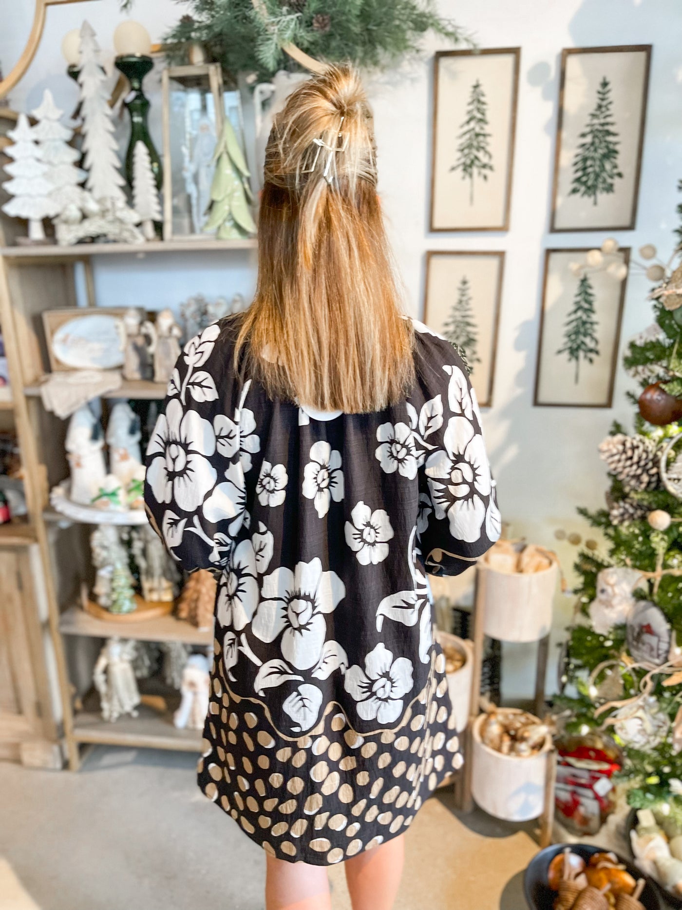 Umgee Black Halli Dress