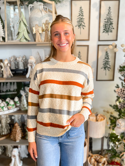 Taupe Slate Robin Sweater